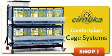 Quail, Partridge Comfortplast Cages Systems
