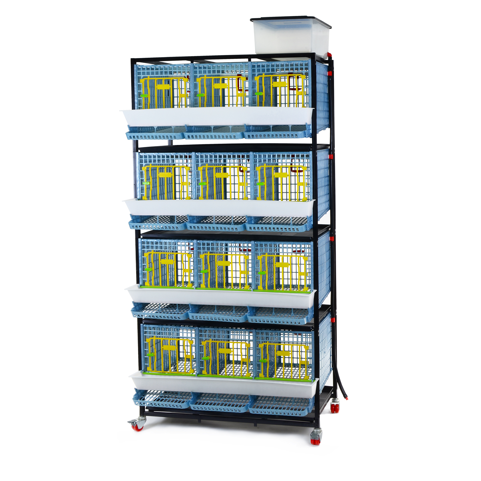 Partridge  Breeding  Cages - 12 Section / 4 Tier